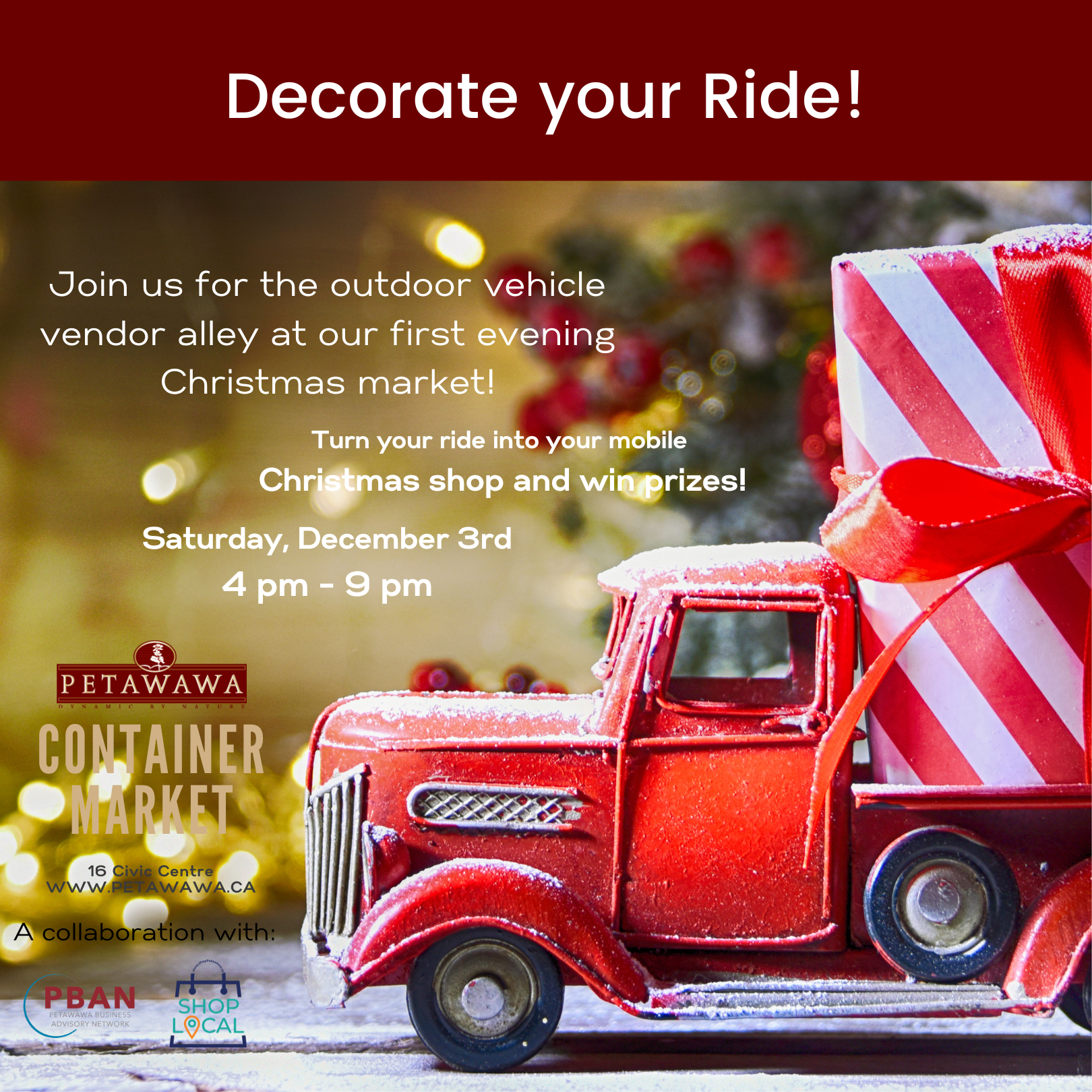 Decorate your Ride post