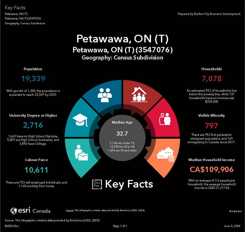 Petawawa Key Stats Graphics 