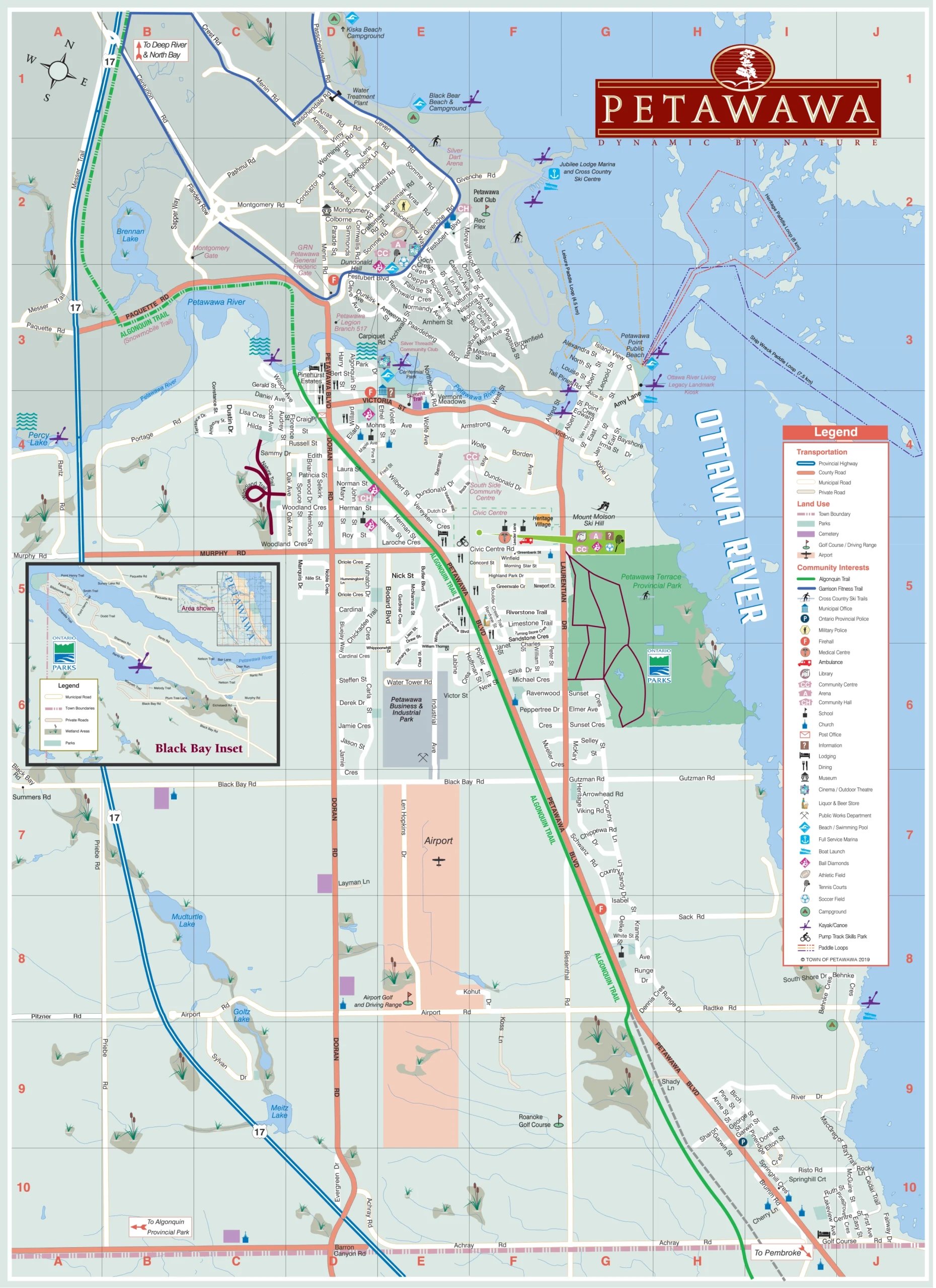 Petawawa Recreational Map