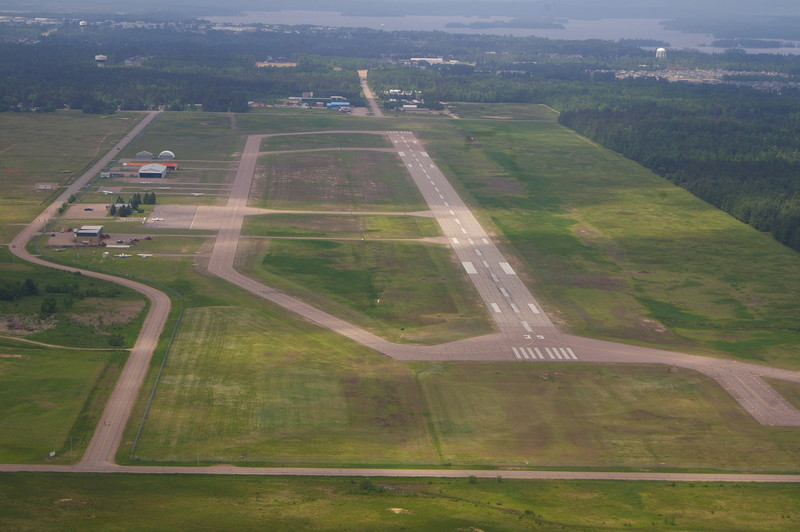 Aerial view of the Pembroke and Area Airport