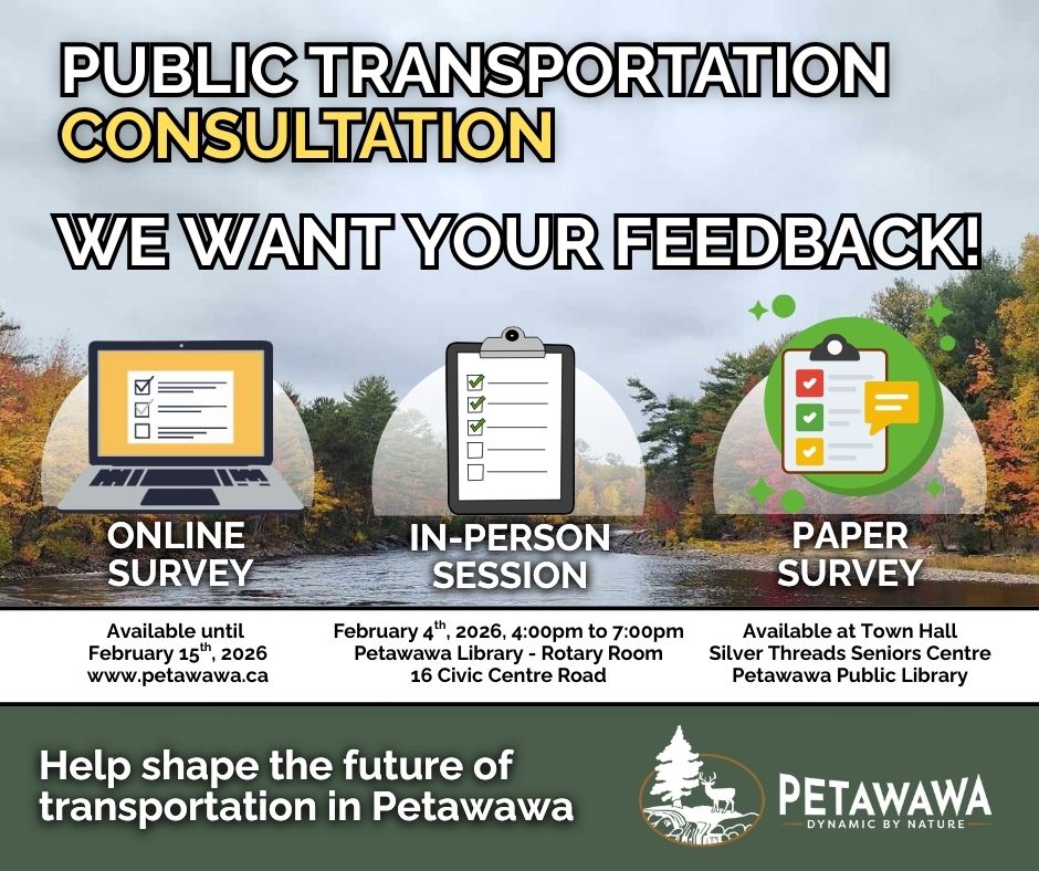 Graphic depicting the various engagement opportunities for the Public Transportation Consultation