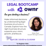 Legal Bootcamp with Ownr