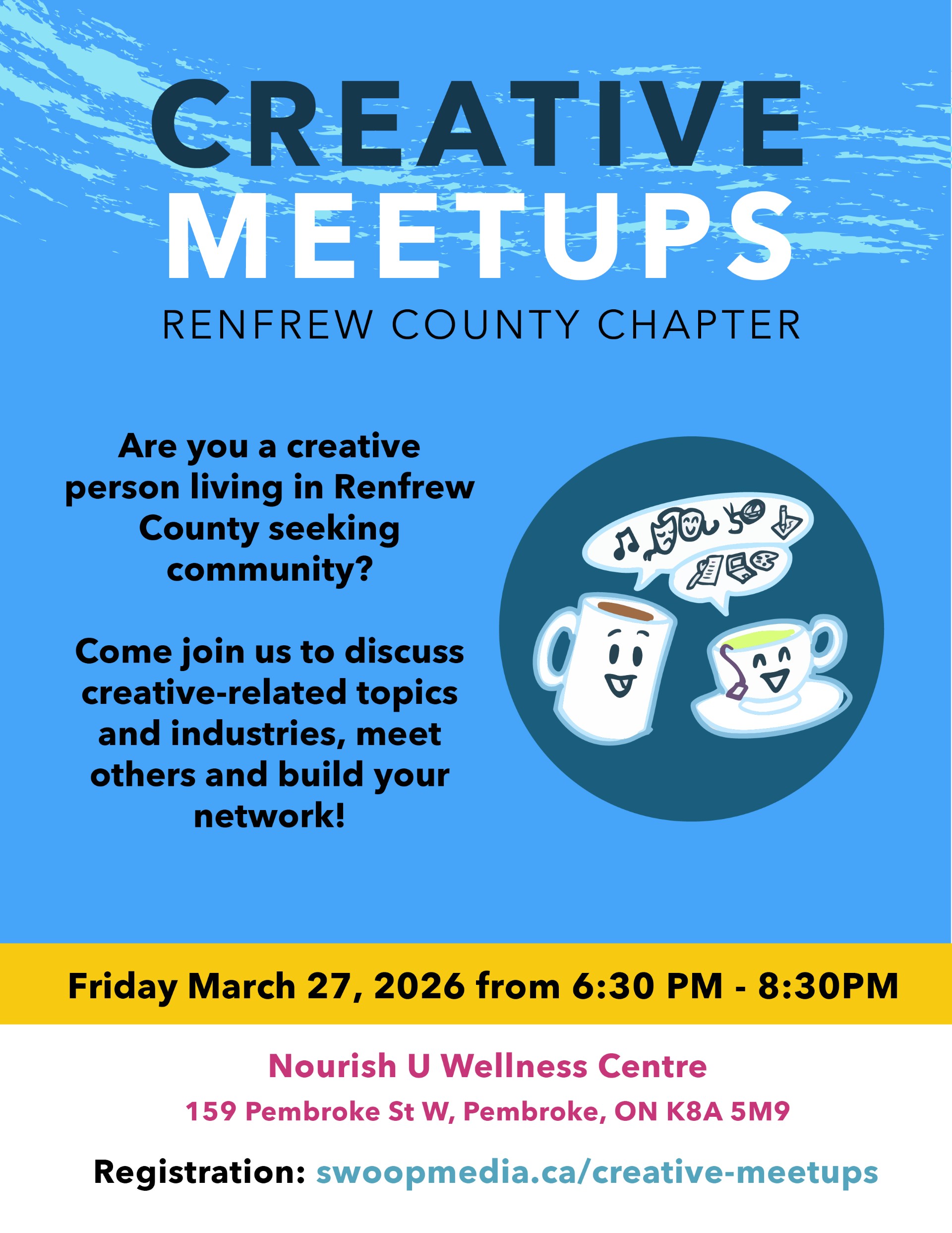 Creative Meetups - Renfrew County Chapter